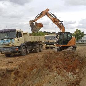 Création d'une plateforme pour bâtiment industriel